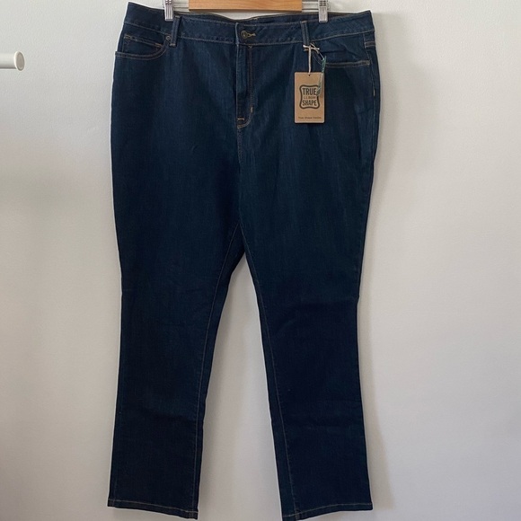 LLBean Blue Slim Leg Skinny jeans - Picture 1 of 7